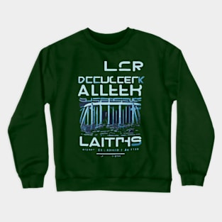 strange alien text pattern on Tshirt Crewneck Sweatshirt